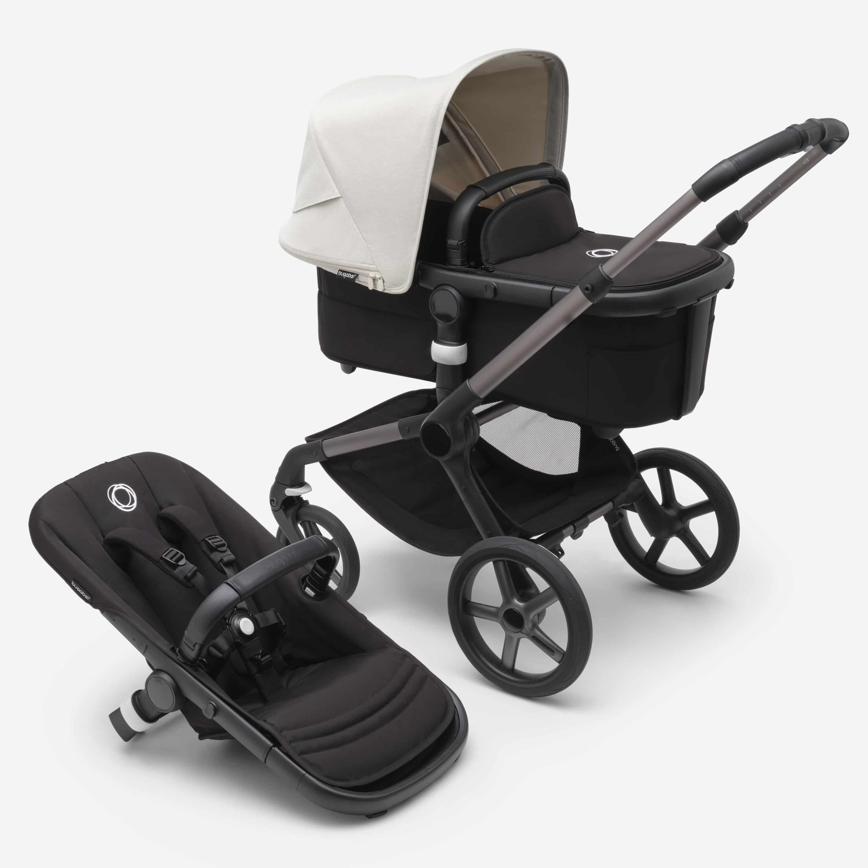 Bugaboo Fox5 Kombikinderwagen graphit/ mitternachtsschwarz nebelweis - Bugaboo Fox5 Kobikinderwagen graphit/ mitternachtsschwarz nebelweis bei babybrands.de kaufen ✓ sicher, einfach & bequem online bestellen ✓